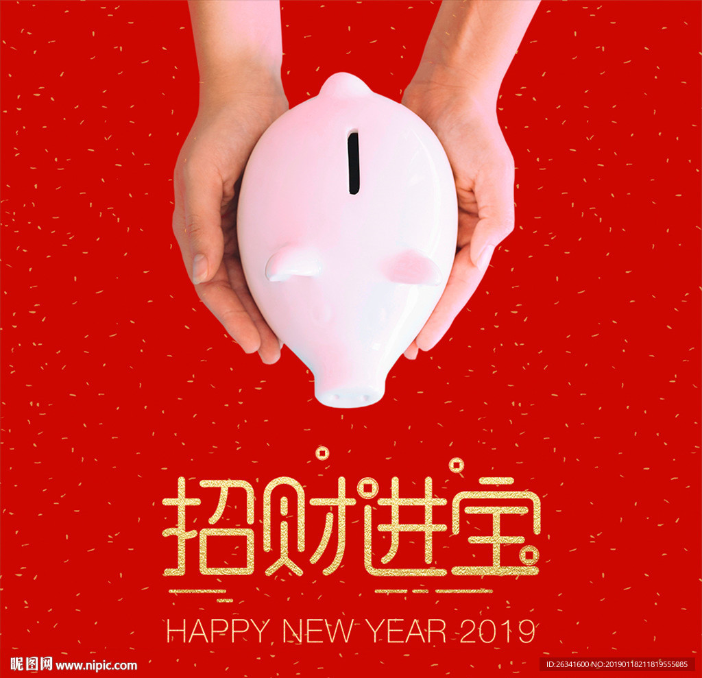 2019猪年大吉 招财进宝
