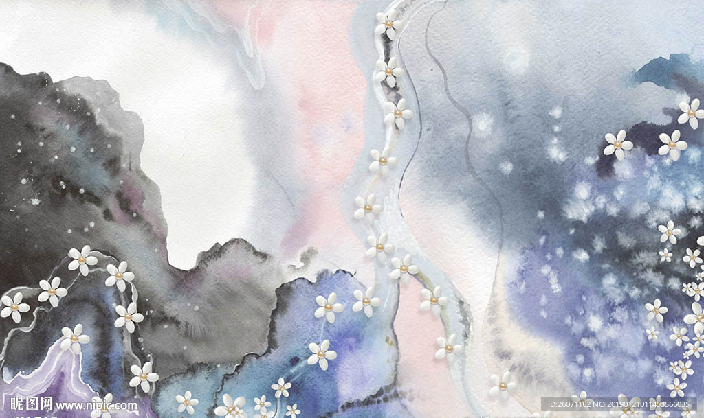 時尚珠寶背景墻