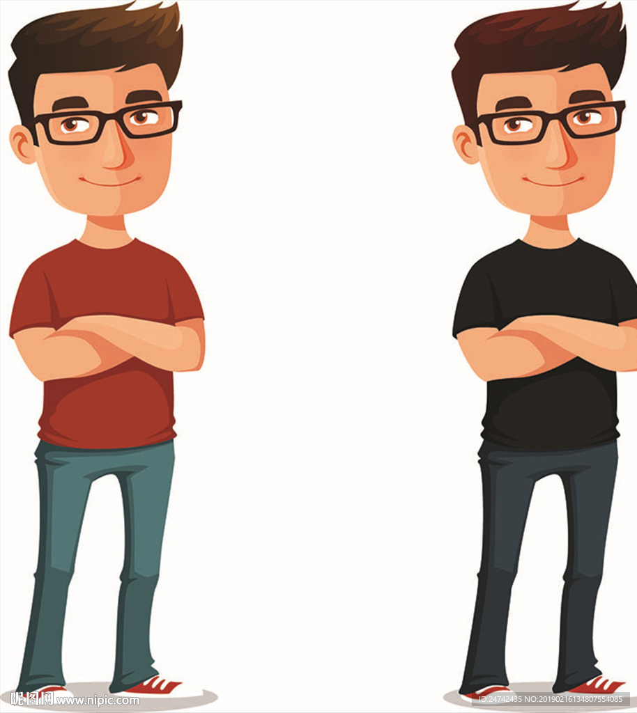 卡通人物插畫