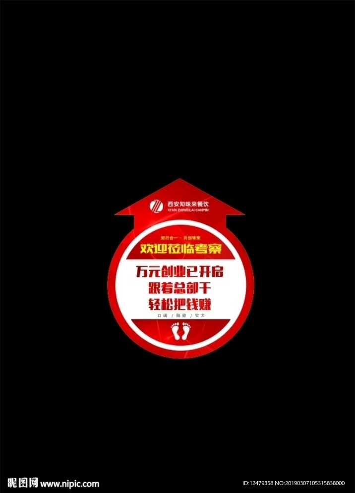 地贴 指引标识图片