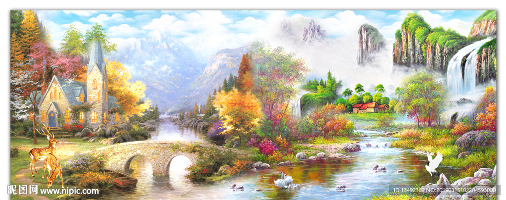 油畫風景