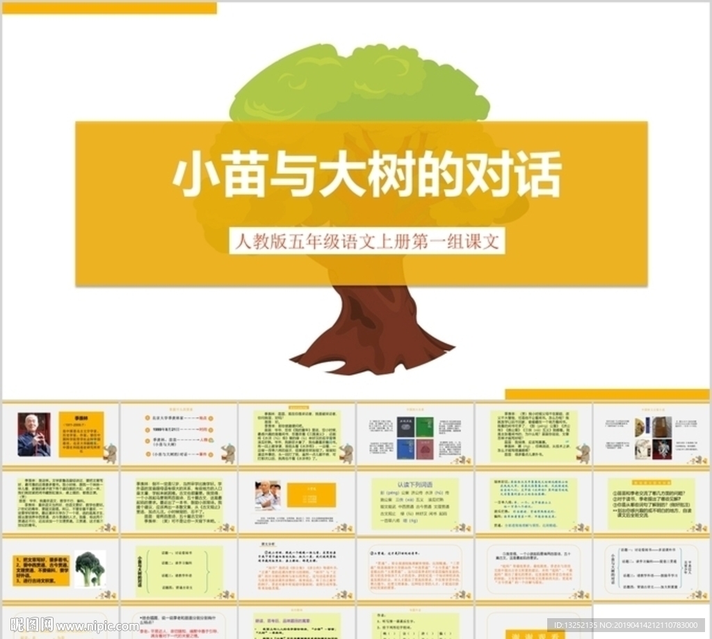 《小樹苗與大樹的對話》小學語文