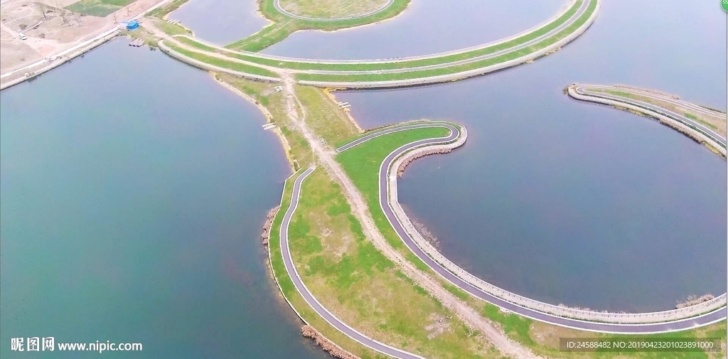 上海綠地生態湖泊建設休閑公園