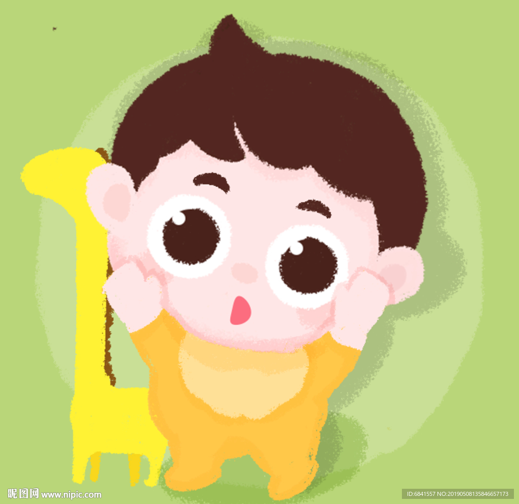 寶寶長(zhǎng)高母嬰教育類(lèi)產(chǎn)品插圖插畫(huà)