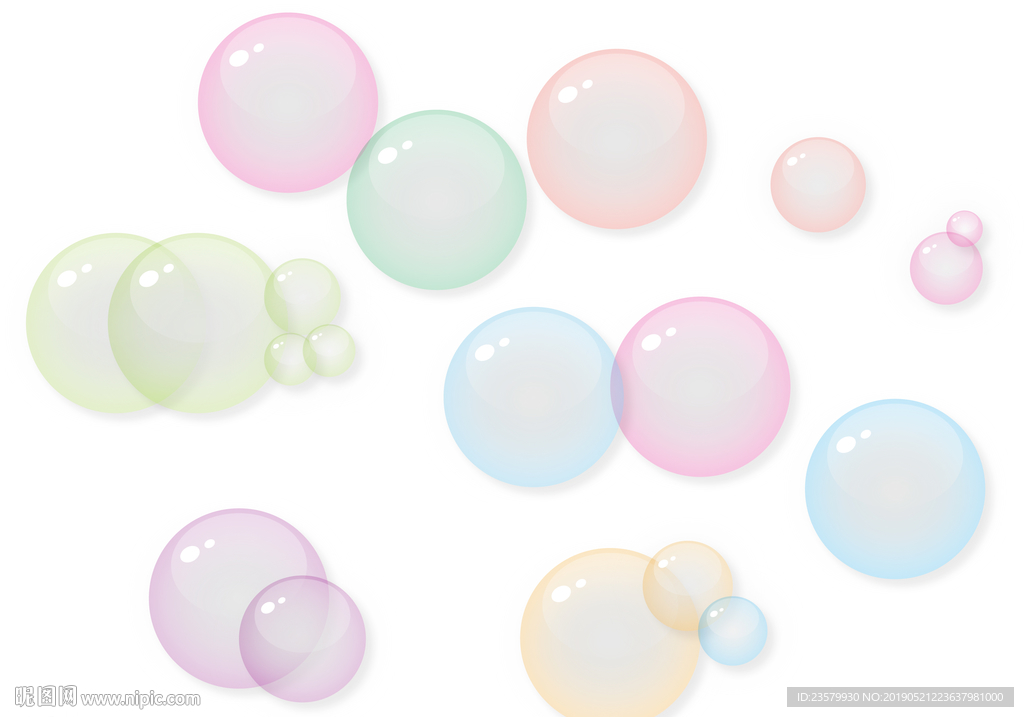 气泡 透明气泡 AI气泡