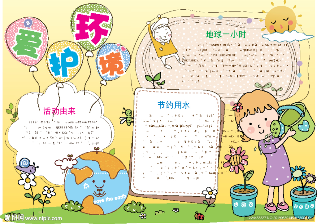 環保小隊報 環保 節水