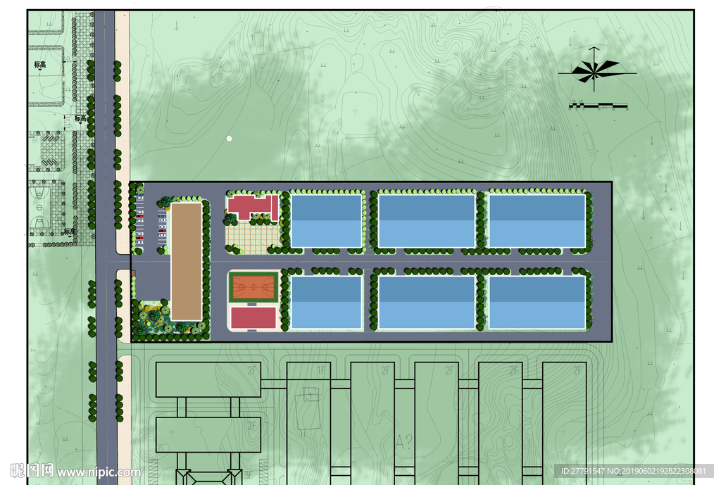 厂区规划设计平面图