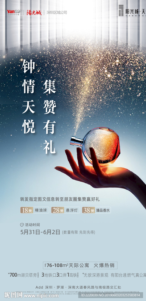 地產(chǎn)刷屏稿 香水 高端品質(zhì)