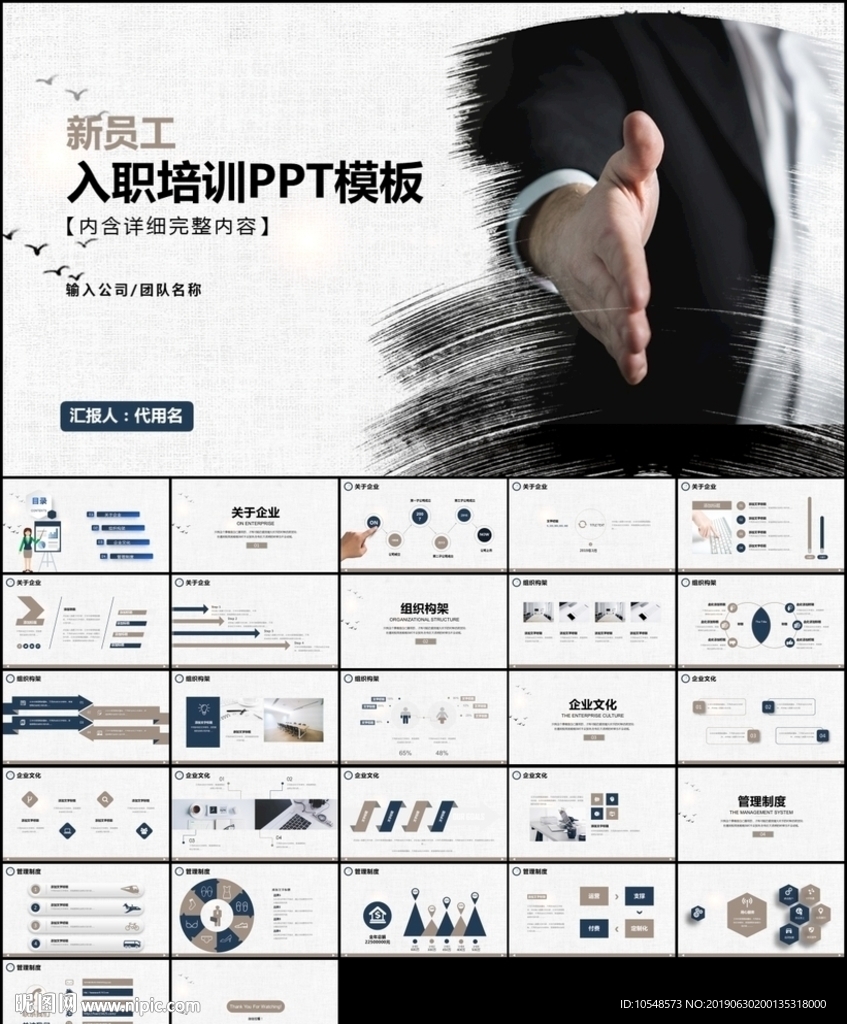 公司招聘新員工入職培訓ppt