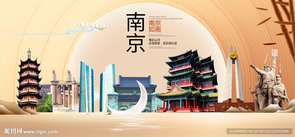 南京印象中国梦城市形象海报广告