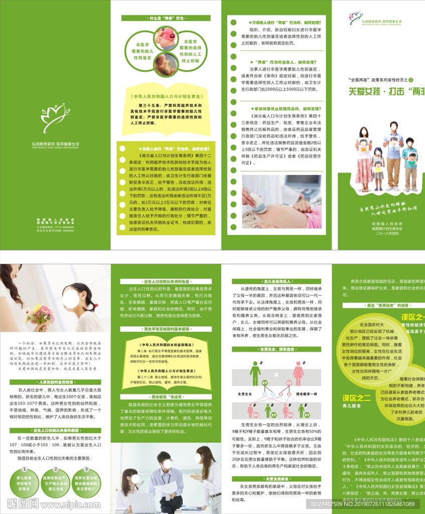 計劃生育四折頁