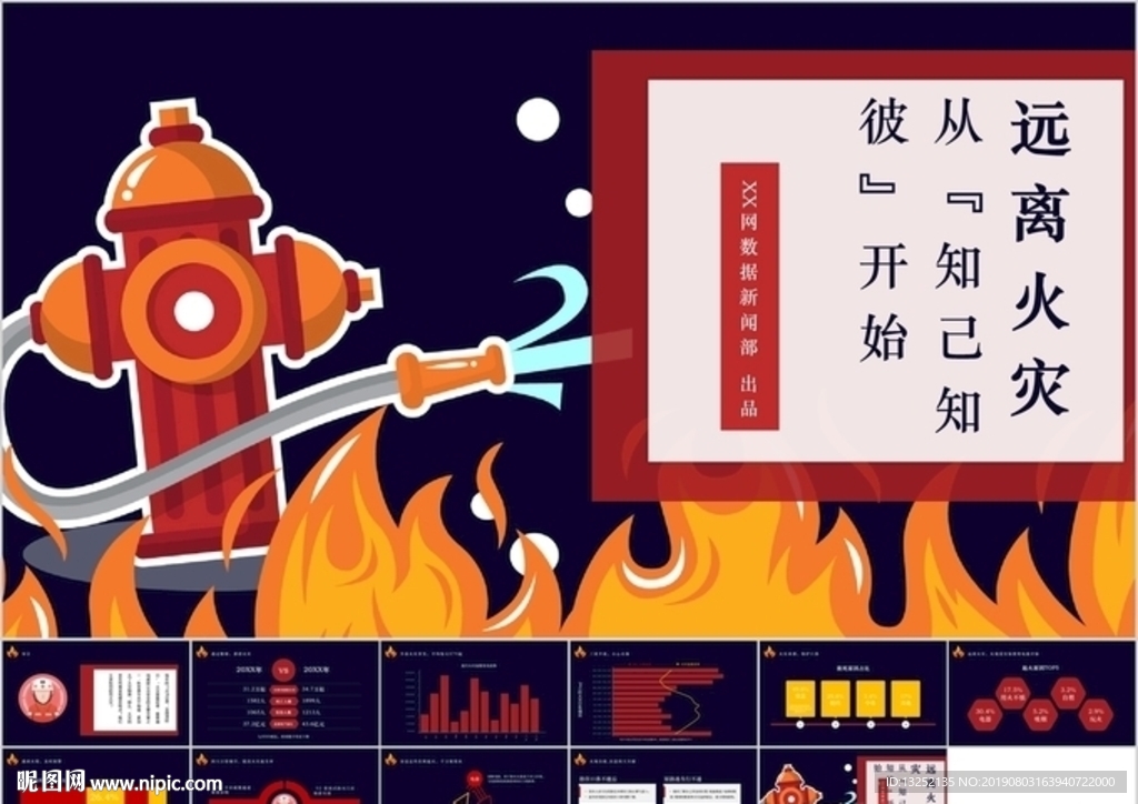 關注消防遠離火災PPT