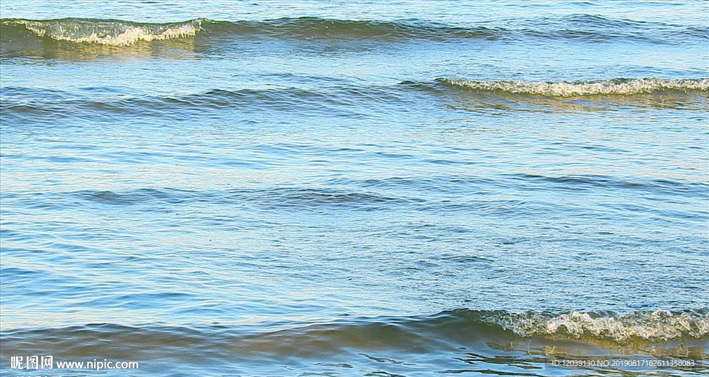 海水冲浪实拍视频