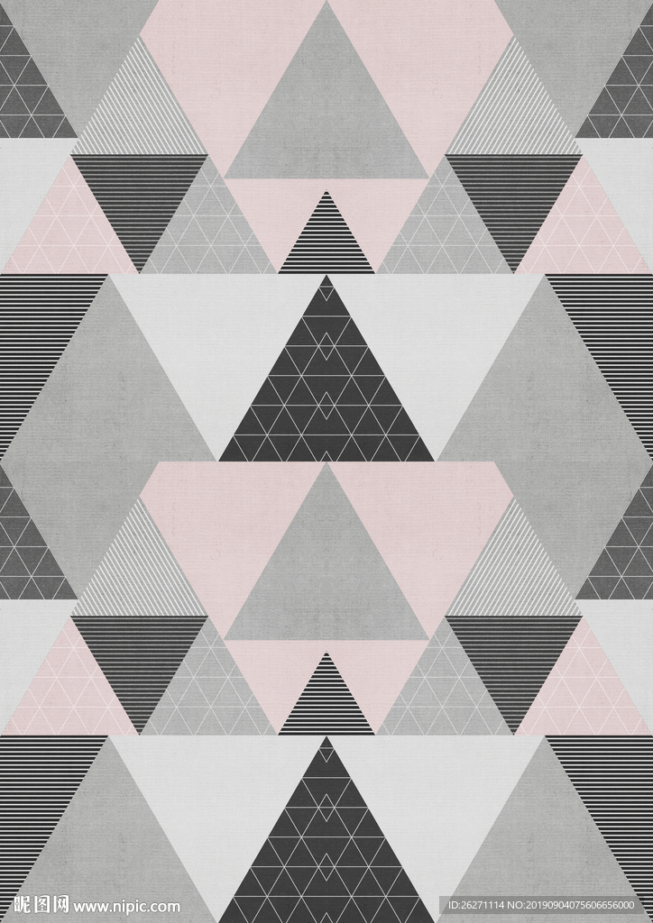 几何三角地毯走廊循环图