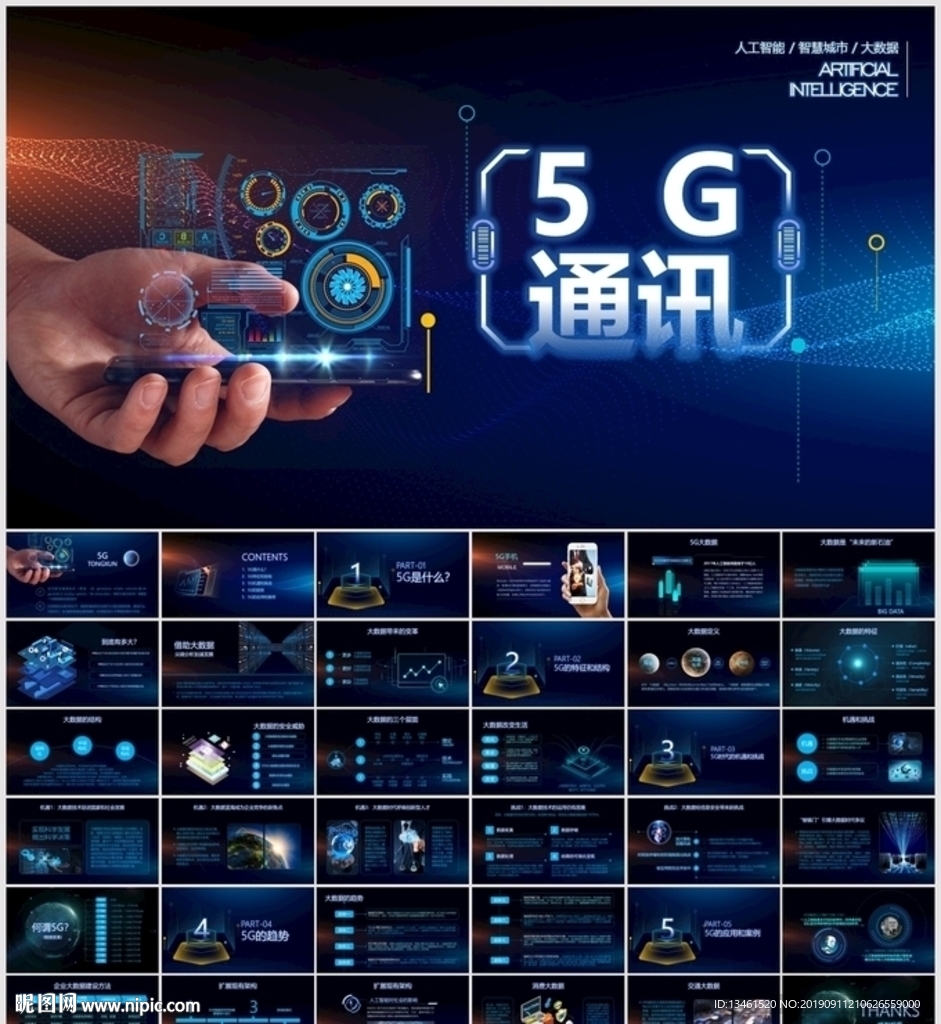 5G通訊手機(jī)PPT
