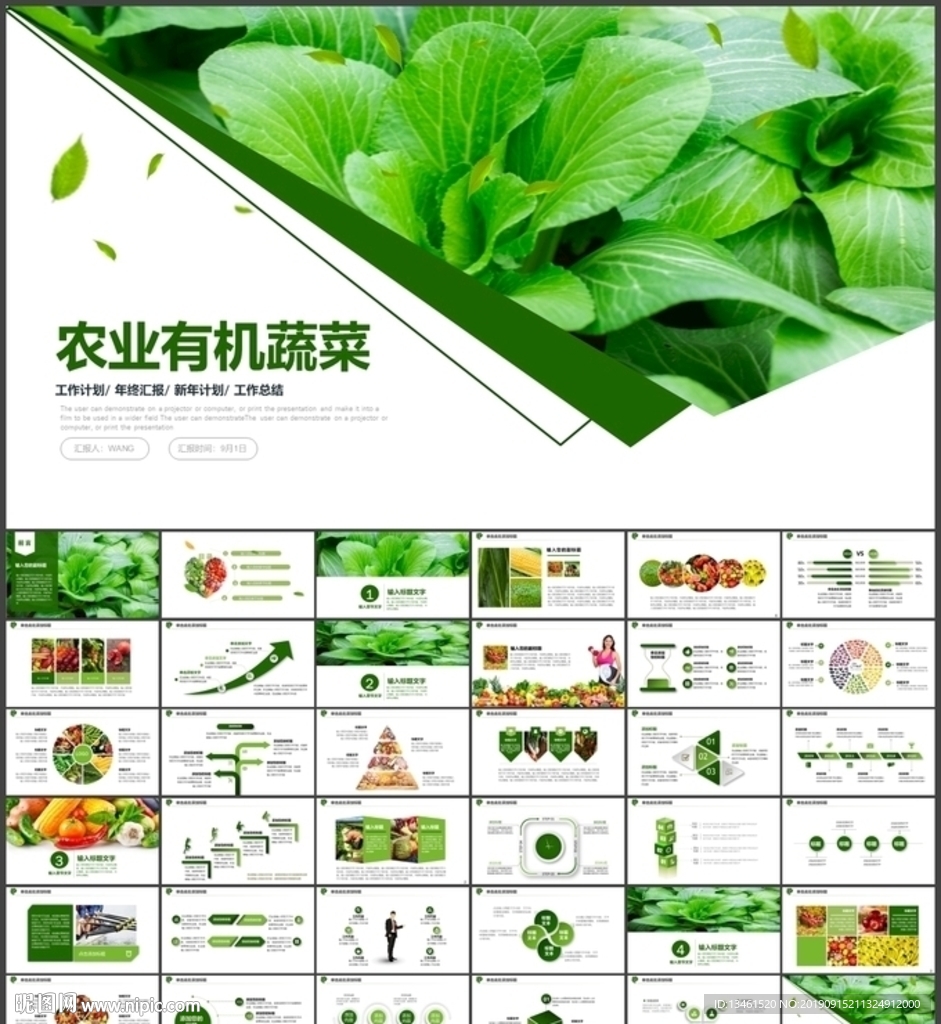 農業蔬菜批發PPT