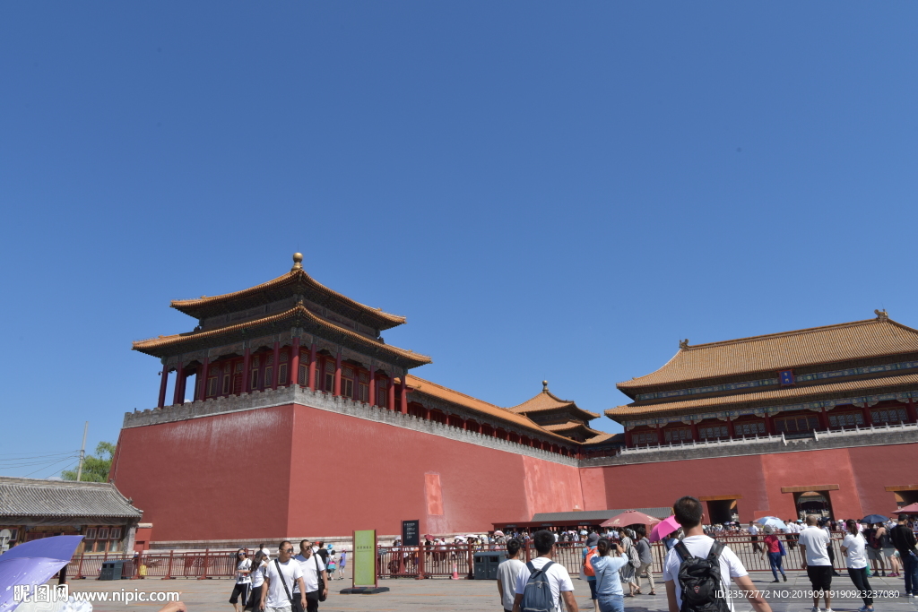 北京城樓一角