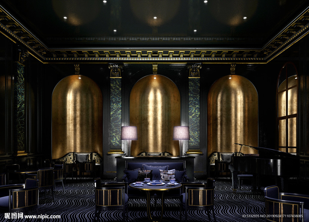 迪拜豪宅皇宫宾馆七星级酒店图片