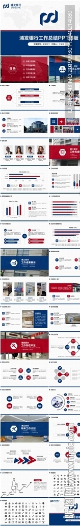 浦發(fā)銀行年終總結(jié)工作匯報PPT