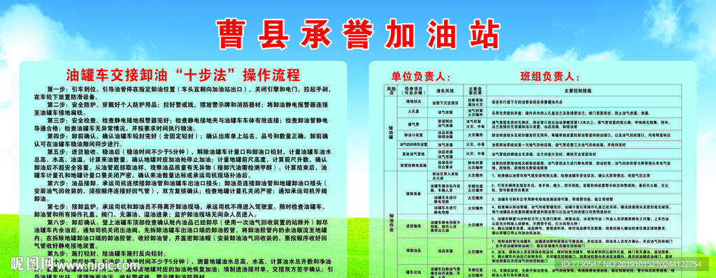 加油站卸油流程