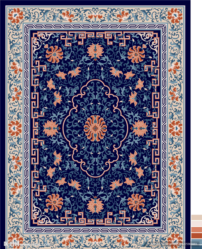 传统中式地毯