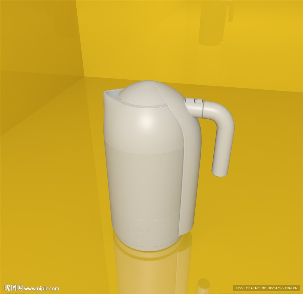 水壶模型 水壶 热水壶模型
