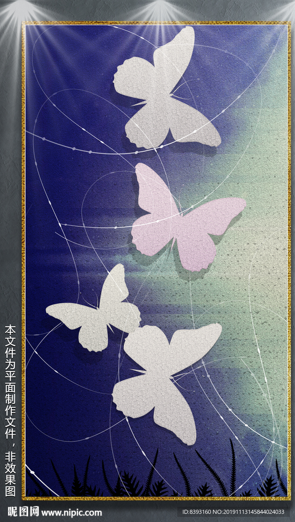 花卉蝴蝶