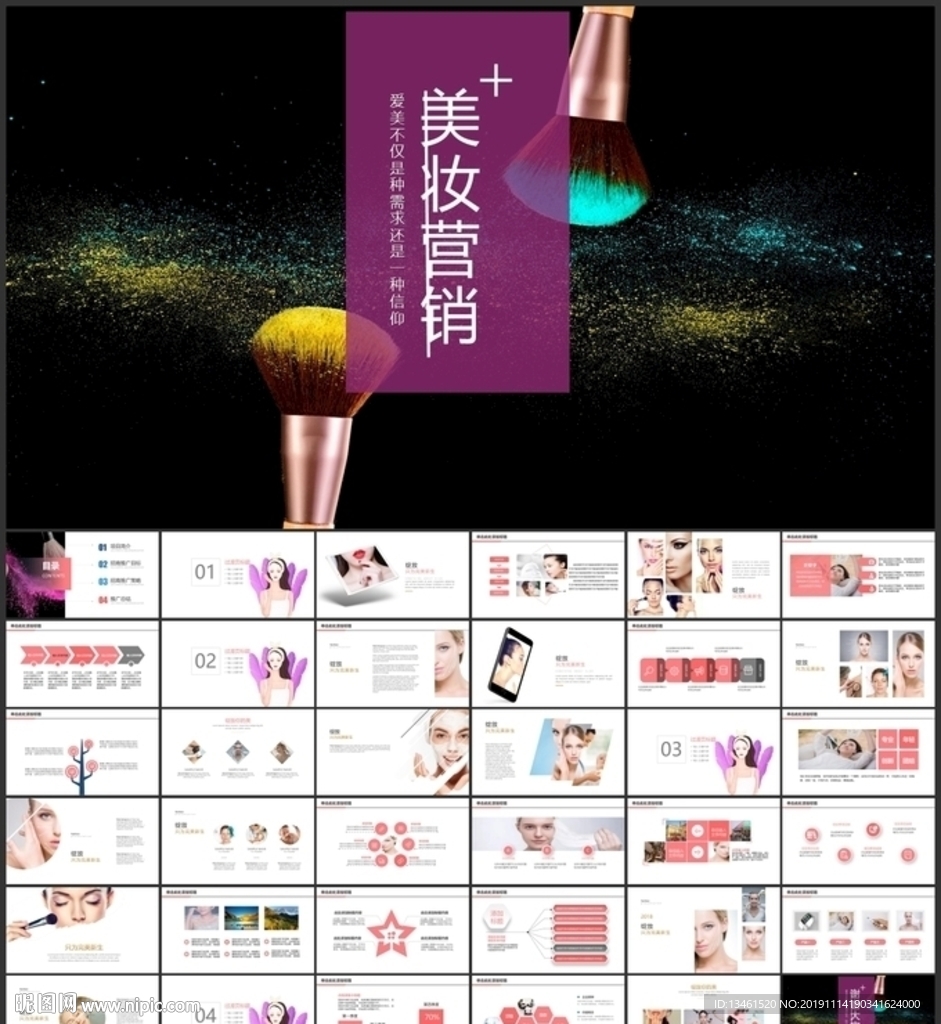 美妝營銷PPT