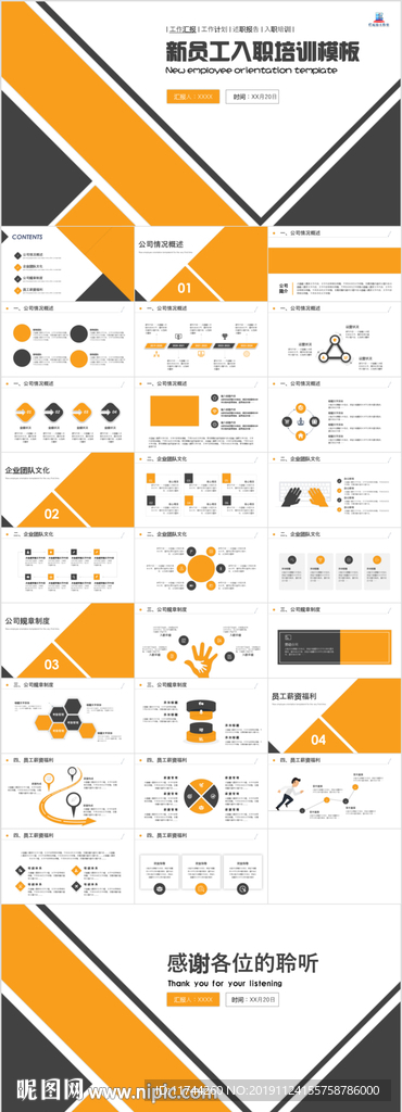 新員工入職培訓(xùn)手冊(cè)ppt模板