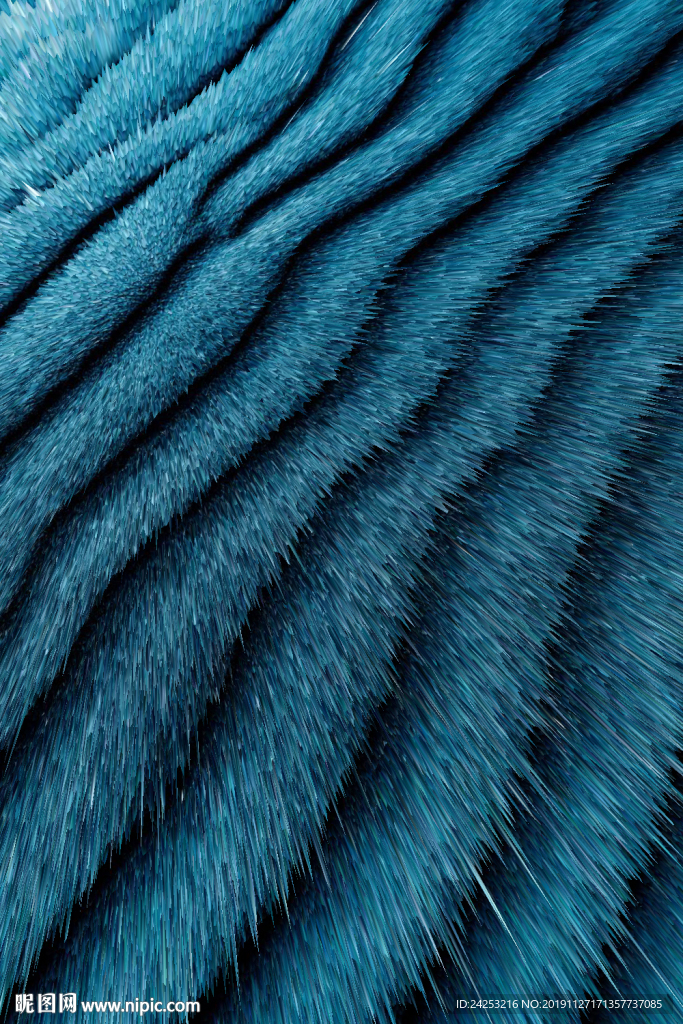 青色流动艺术背景手机壁纸