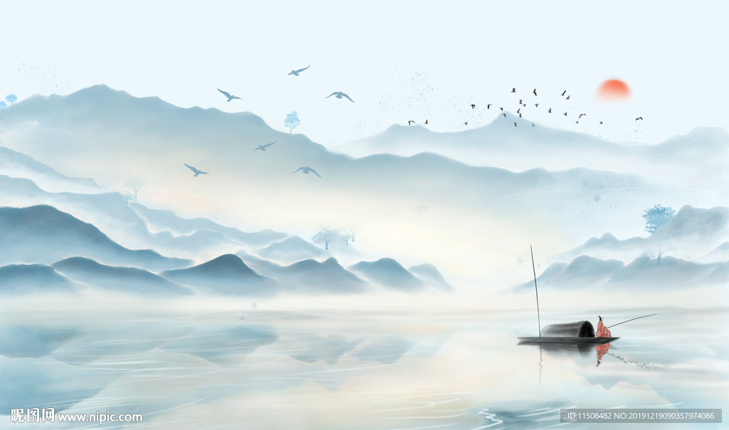 新中式山水