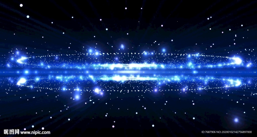 高宇宙粒子星空動感科技科幻背景
