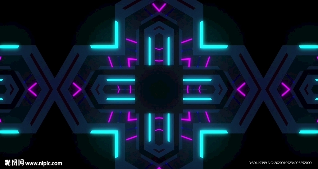 LED舞臺燈光背景舞蹈幾何線條