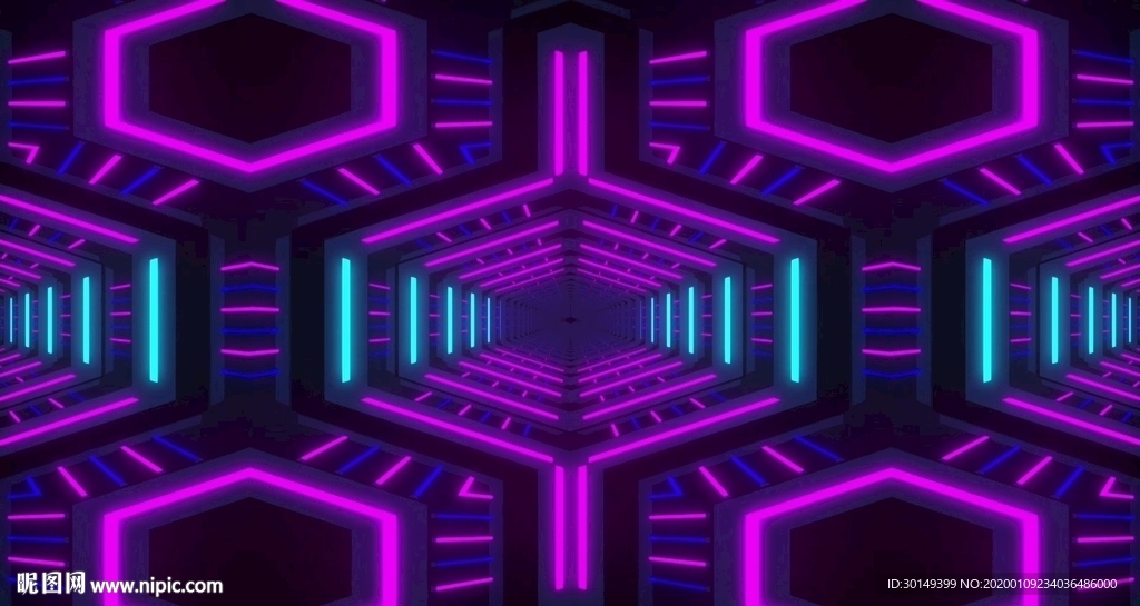 LED舞臺燈光背景舞蹈幾何線條