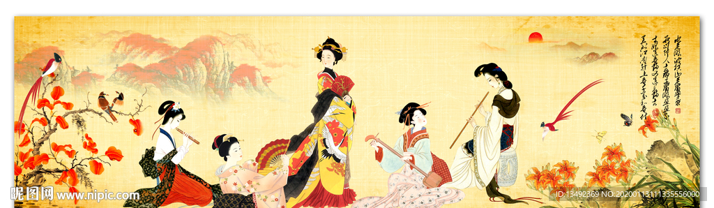仕女圖