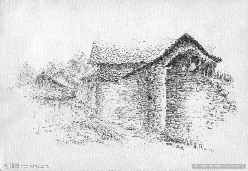古老的石板村寨