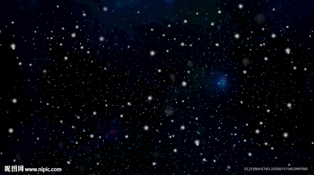 黑蓝色夜空星辰图