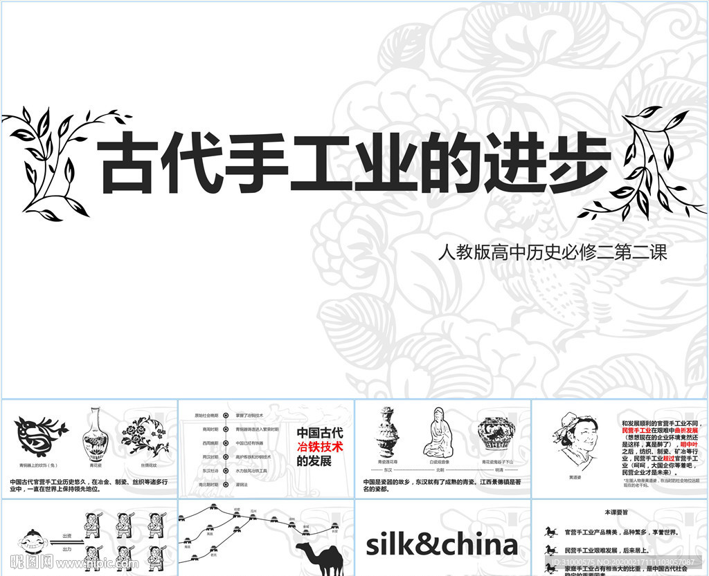 古代手工業(yè)的進步