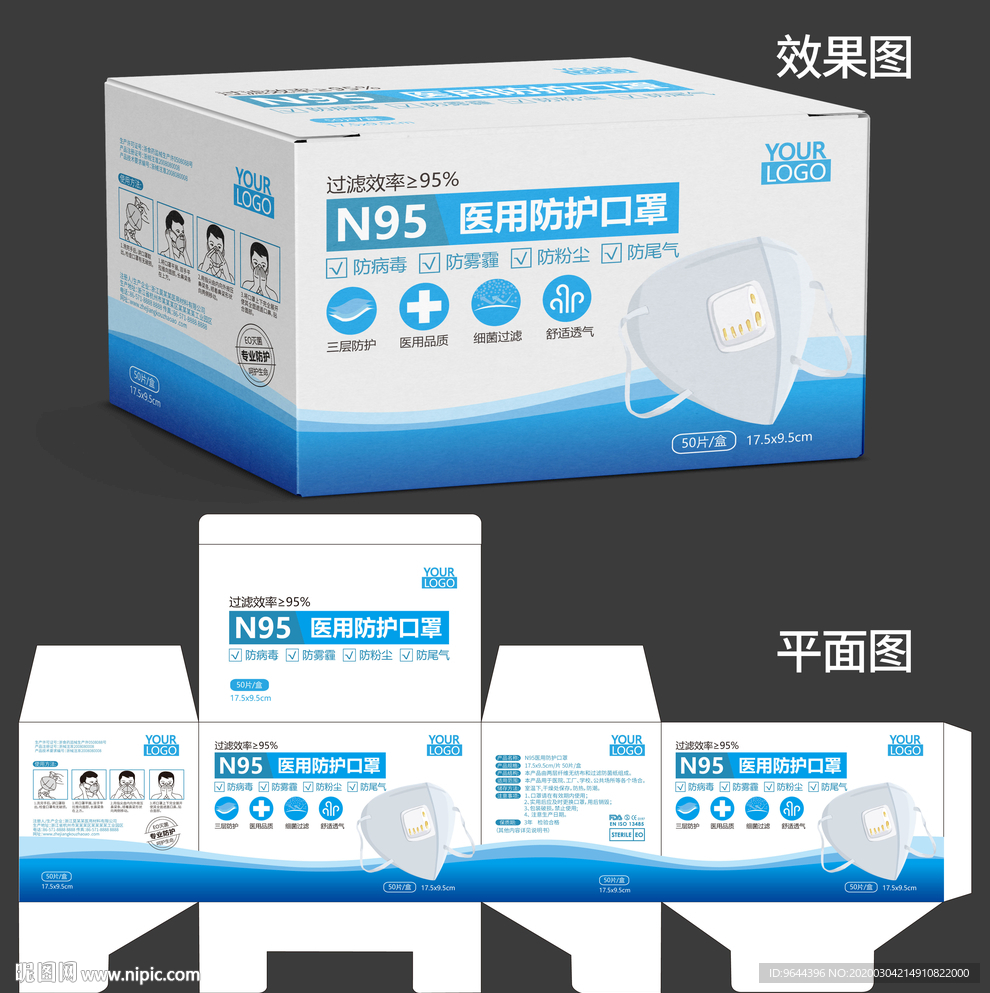 N95包装盒