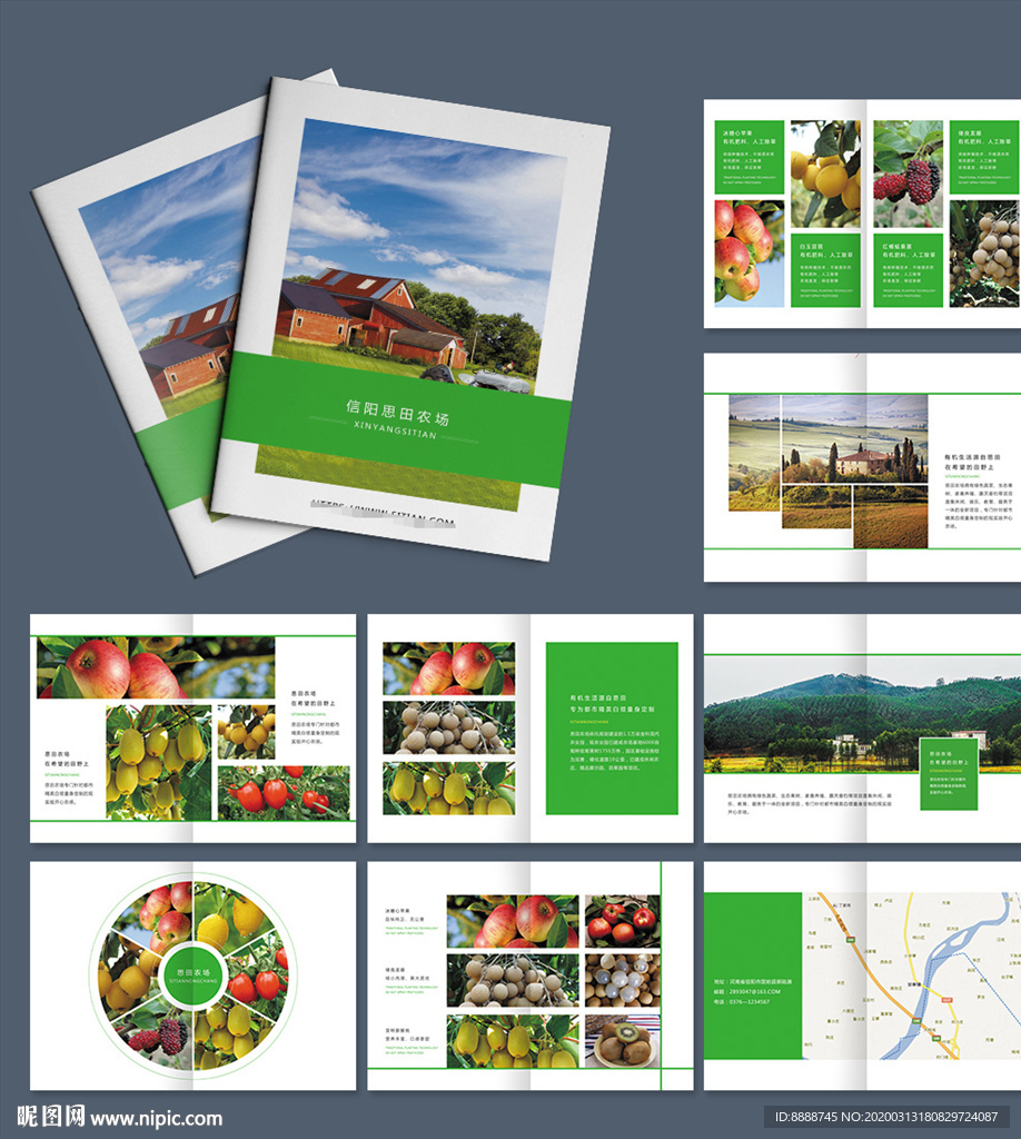 绿色农业宣传画册设计