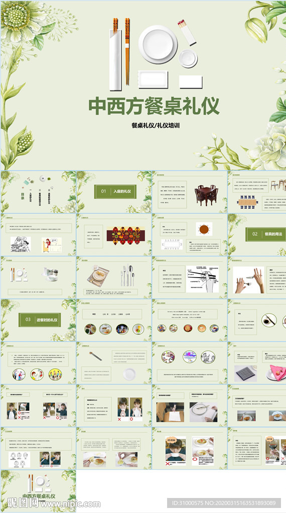中西方餐桌禮儀