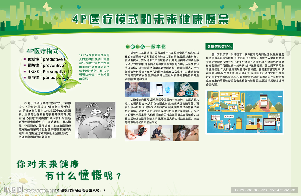醫療展板海報PSD分層