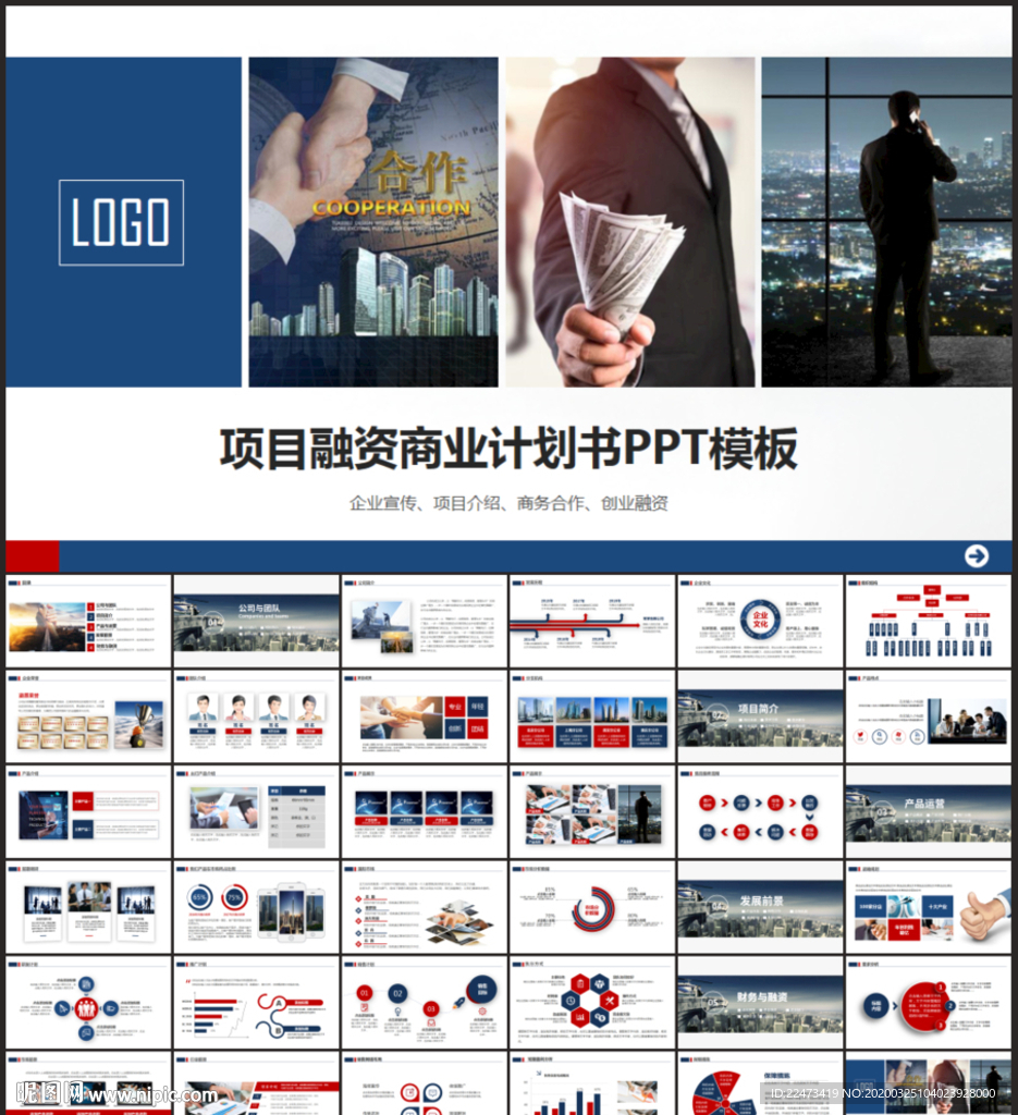項目融資商業計劃書PPT