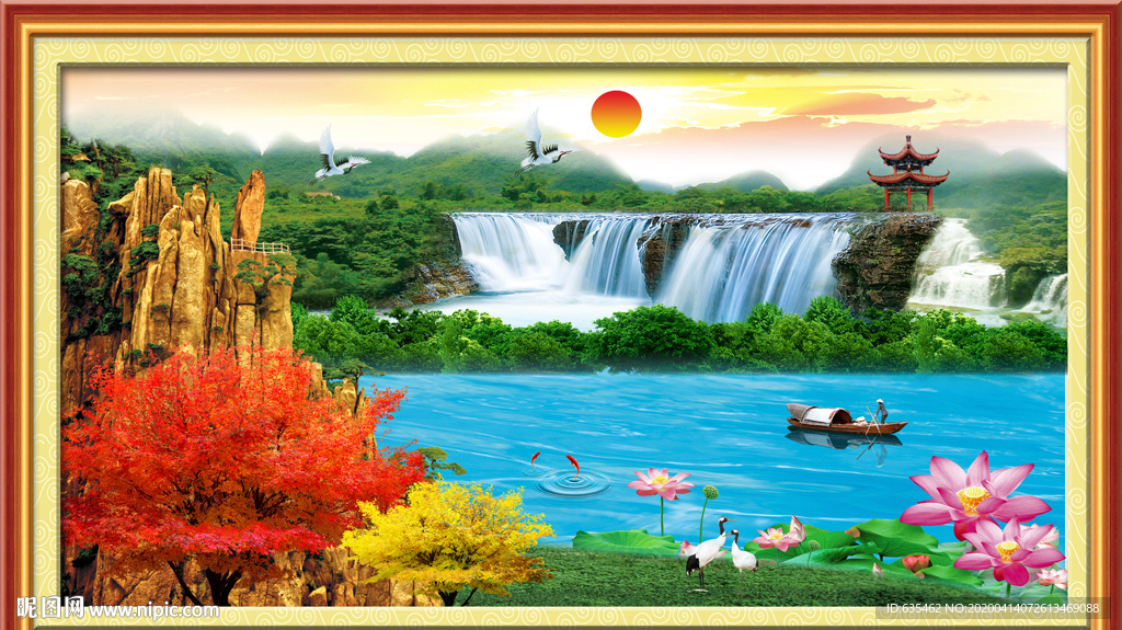 山水風景