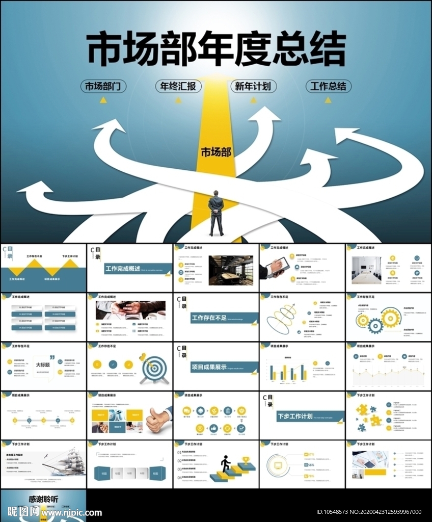 市場(chǎng)部工作匯報(bào)總結(jié)ppt