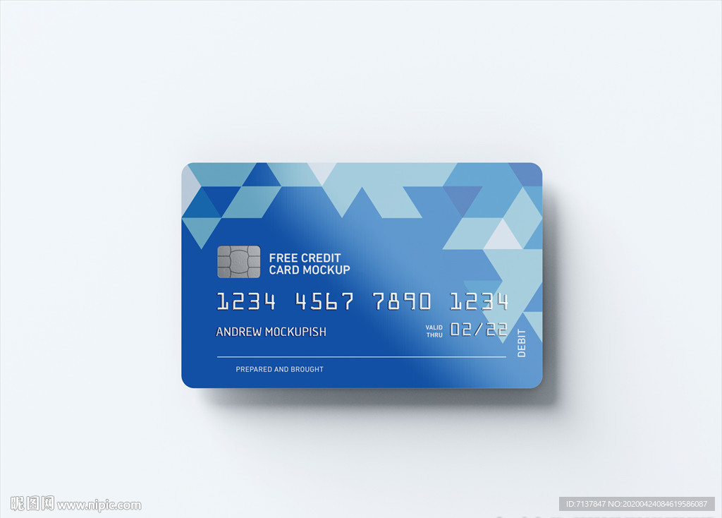 信用卡银行卡样机