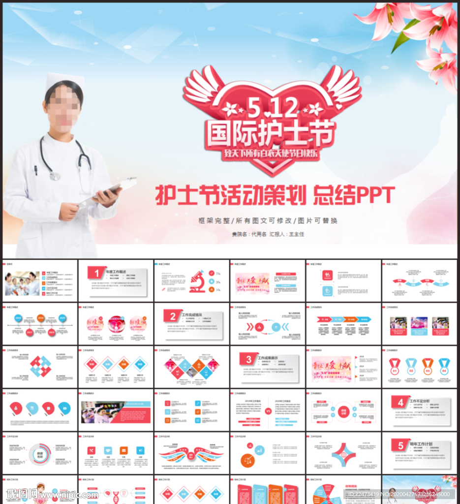 護士節醫療醫藥PPT