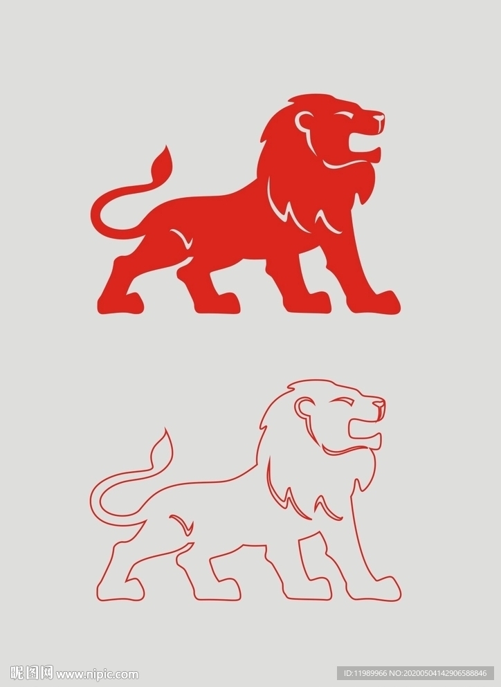 狮子图案