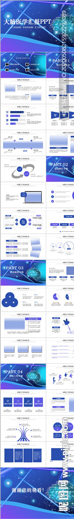 大脑医疗科技研究汇报总结PPT