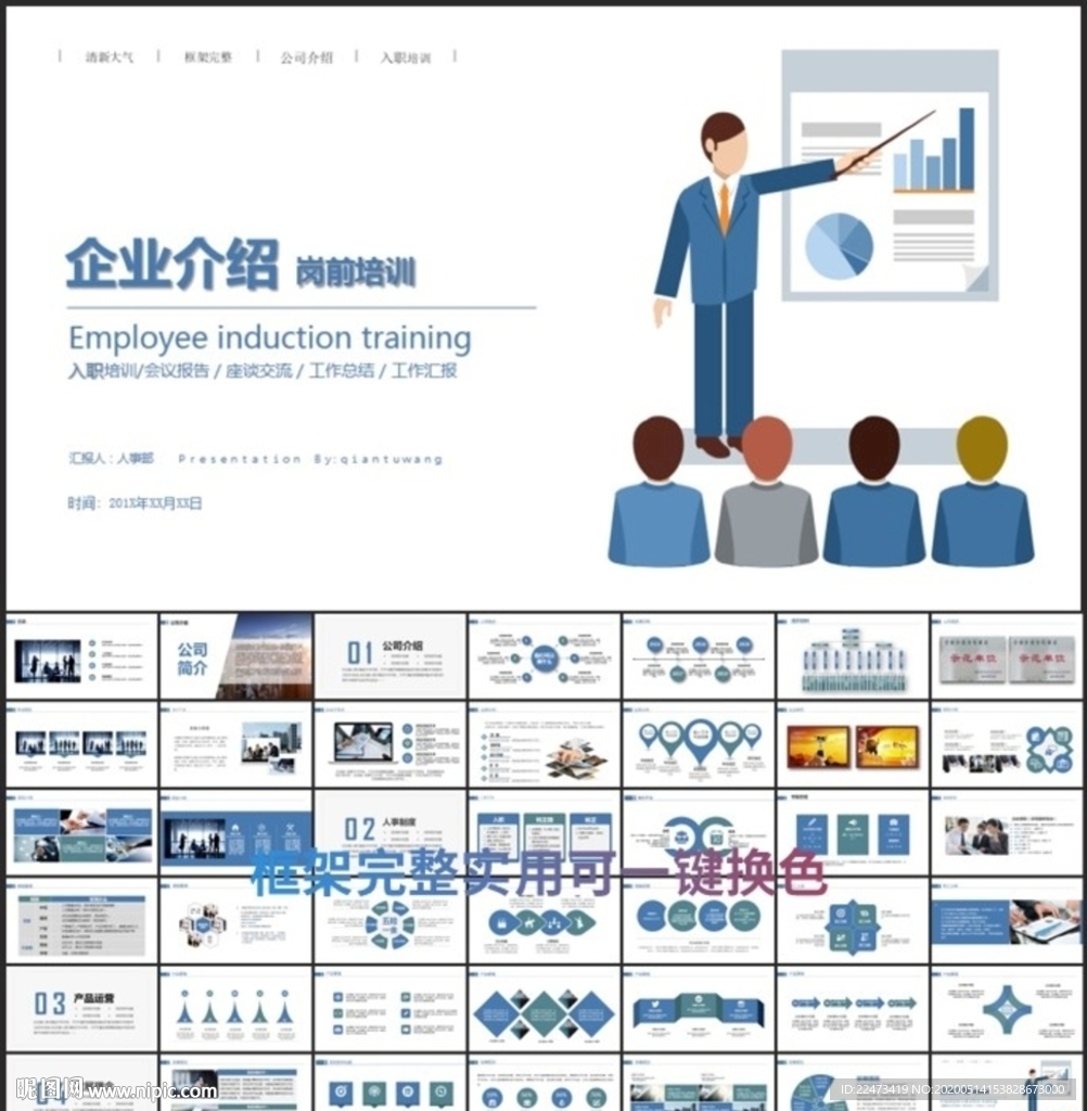入職培訓PPT模板